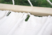 Hamac sur pied avec barres Kalypso Écru - Support acier - 120 kg - 200 × 120 cm - Hamac sur pied