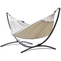 Hamac sur pied avec support OASIS Écru 120 kg - 200 × 120 cm - Hamac sur pied