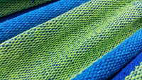 Hamac sur pied VERDIA Vert-Bleu 200 x 120 cm avec support acier galvanisé – Charge maximale 120 kg - Hamac sur pied